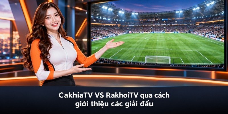 CakhiaTV VS RakhoiTV qua cách giới thiệu các giải đấu